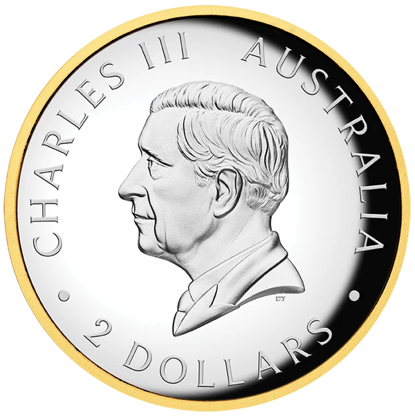 Australian Kookaburra 2026 2oz Silver Proof High Relief Gilded Coin