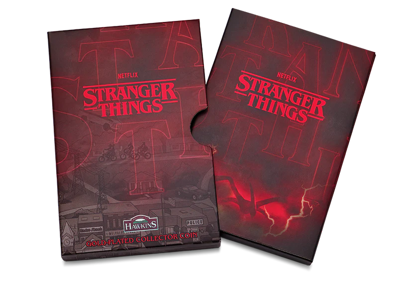 Stranger Things - Hawkins 2026 Gold Plated Collector's Coin In Card
