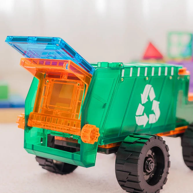 TILETEK BUILD BETTER TRANSPORT MEGA RECYCLING TRUCK 14 PIECES