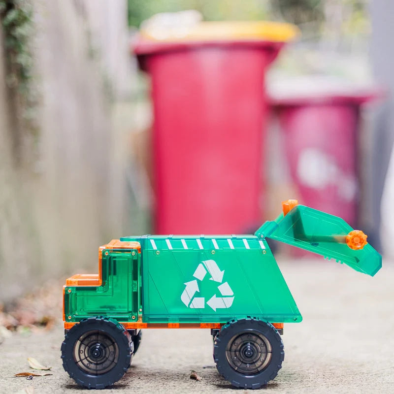 TILETEK BUILD BETTER TRANSPORT MEGA RECYCLING TRUCK 14 PIECES