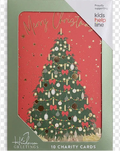 Christmas Charity Boxed Cards - Tree Red Bows