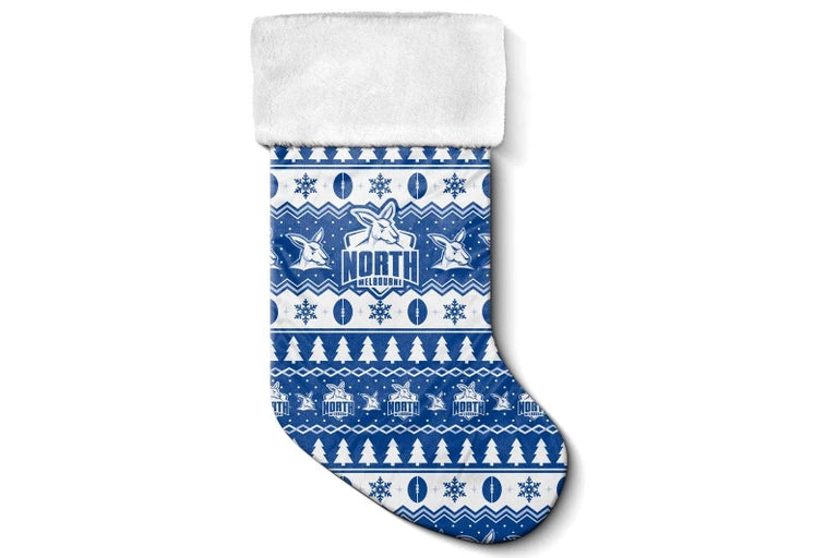 AFL Christmas Stocking - North Melbourne Kangaroos - Xmas