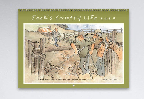 2027 Calendar easy2C Jock's Country Life 337x240mm Horizontal Wall, 4242