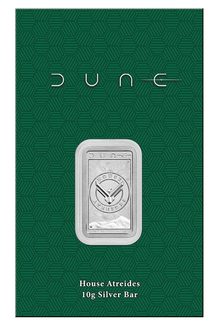 Dune - House Atreides 2026 10g Silver Minted Bar