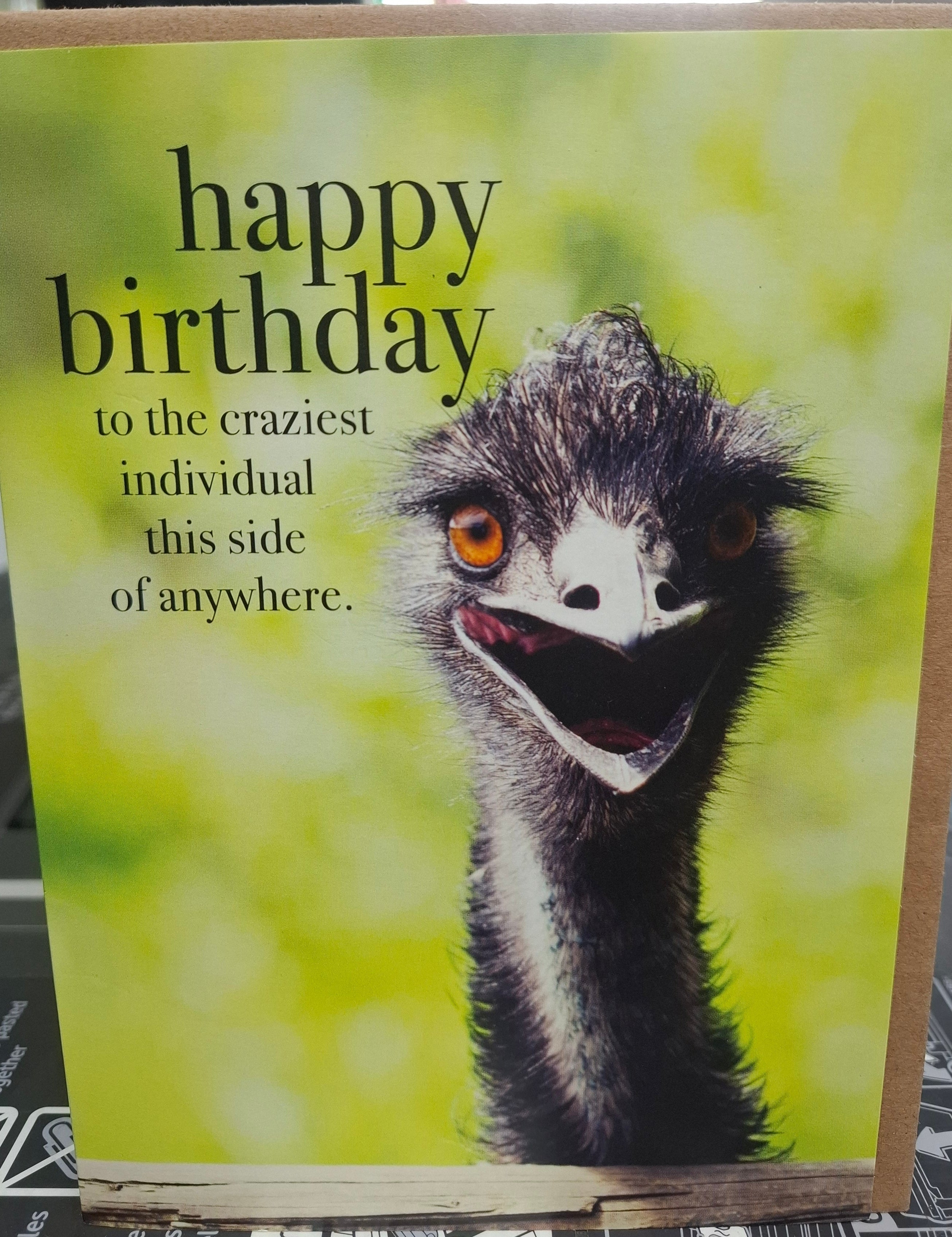 M28 EMU AFFIRMATION GREETING CARD