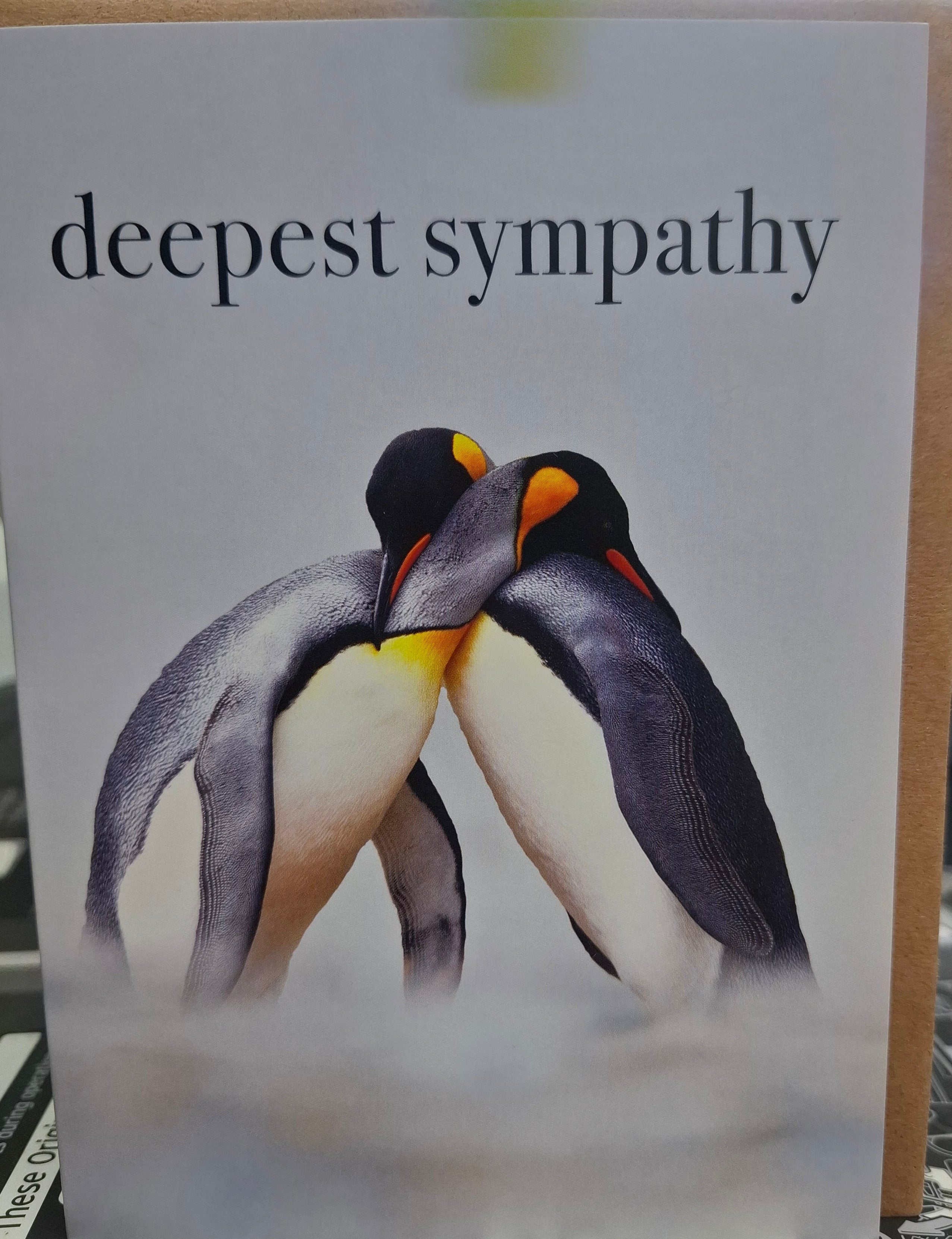 M127 - Deepest Sympathy - Animal Greeting Card