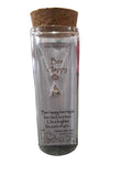 EQUILIBRIUM MESSAGE IN A BOTTLE NECKLACE - BE HAPPY
