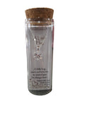 EQUILIBRIUM MESSAGE IN A BOTTLE NECKLACES - A LITTLE HUG