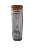 EQUILIBRIUM MESSAGE IN A BOTTLE NECKLACES - A LITTLE ANGEL