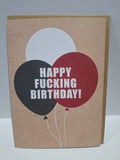 X122 - Happy Fucking Birthday - rude birthday card