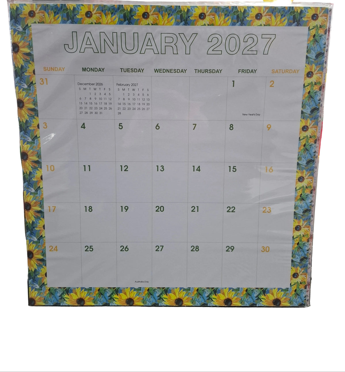 2027 MAGNETIC MONTHLY CALENDER
