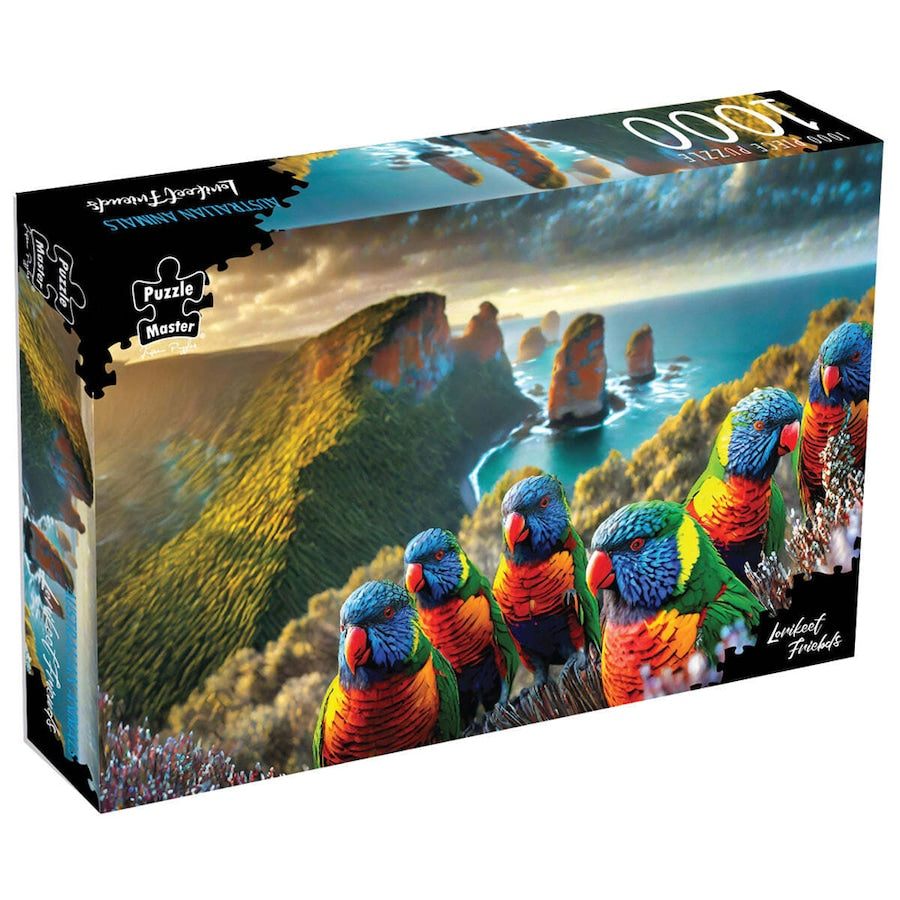 1000 PIECE PUZZLE MASTER - LORIKEET FRIENDS