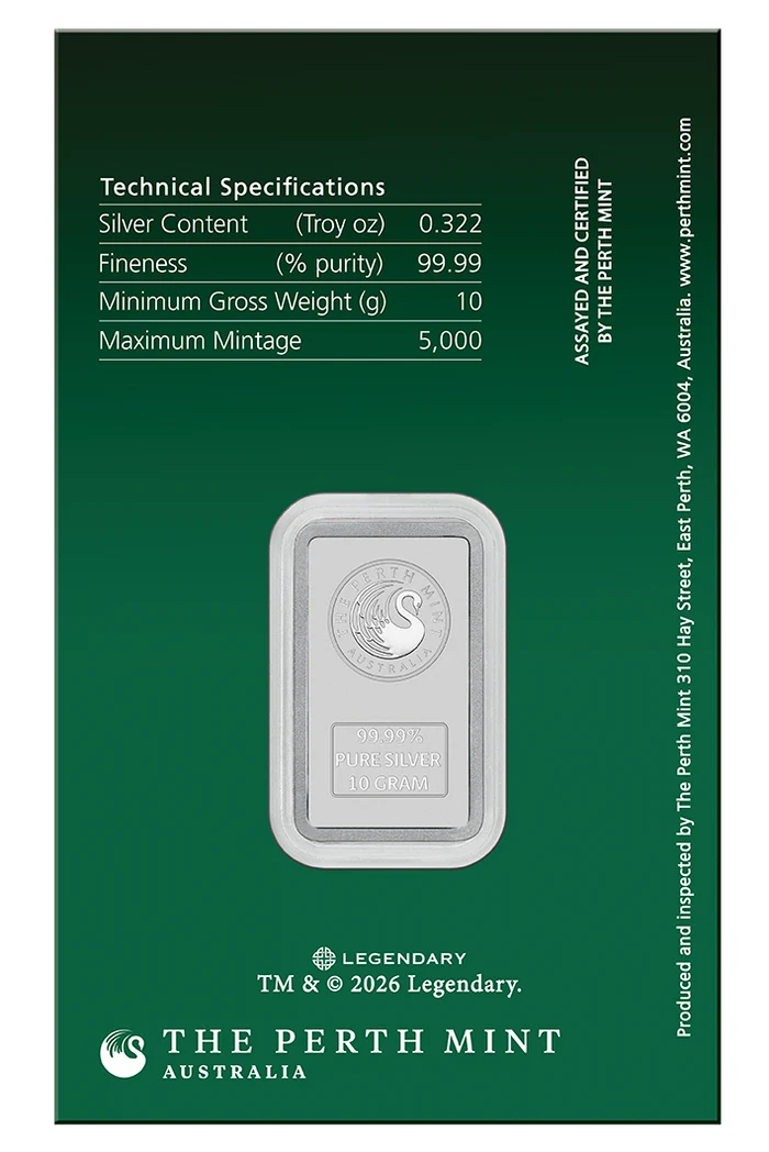 Dune - House Atreides 2026 10g Silver Minted Bar