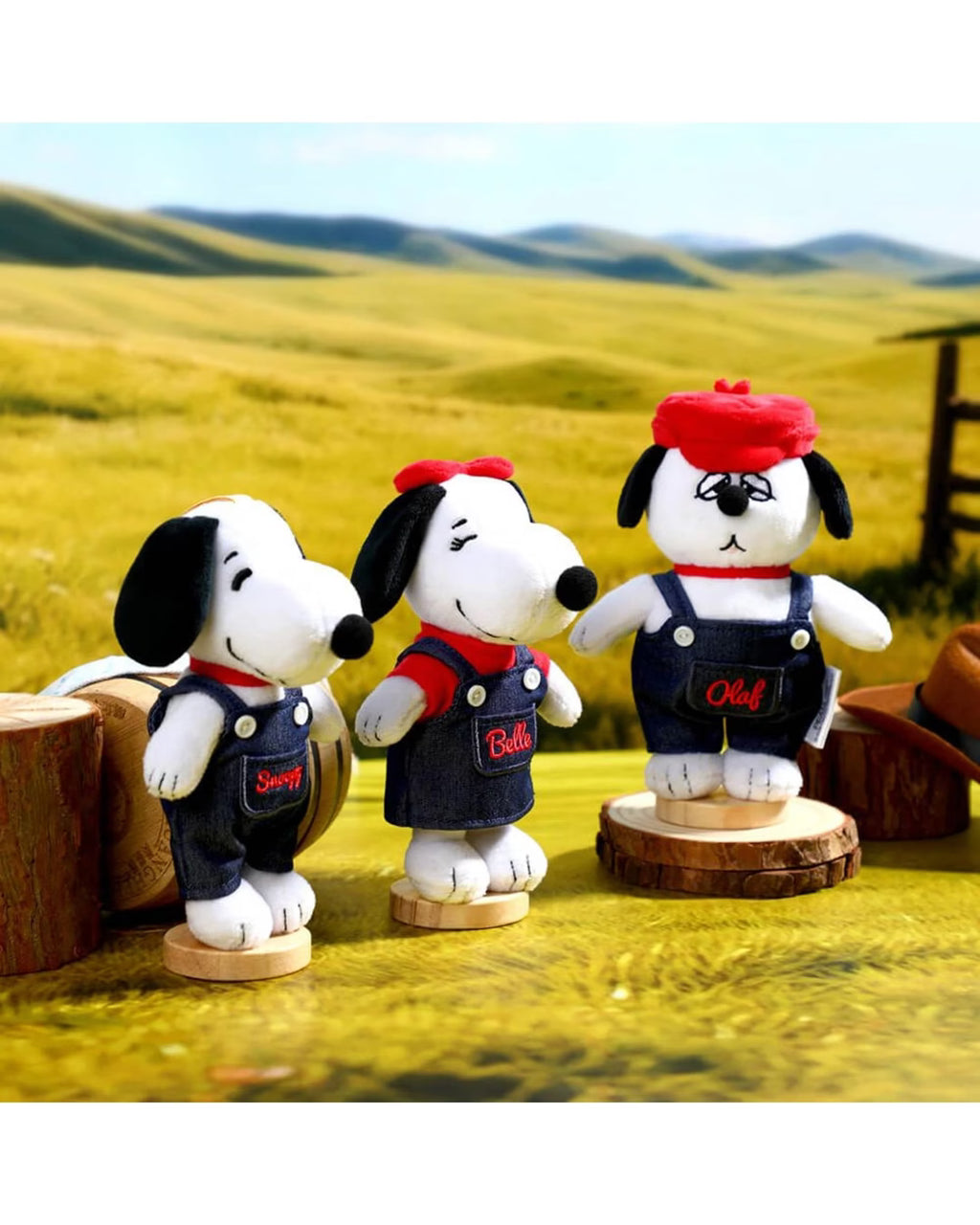 Peanuts Denim Series Plush Keychain Blind Box