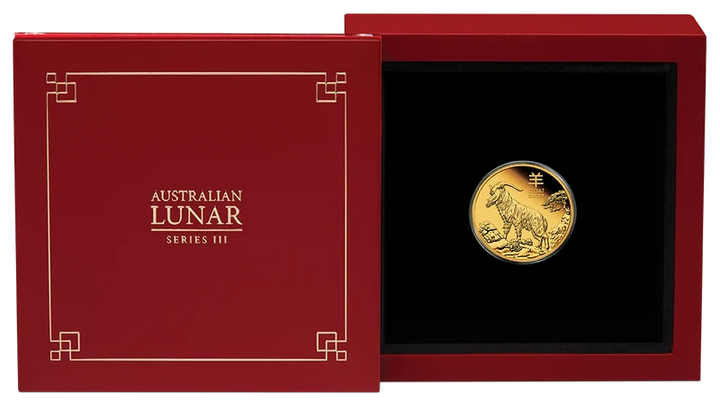 2027 Year of the Goat 1/10oz Gold Proof Coin