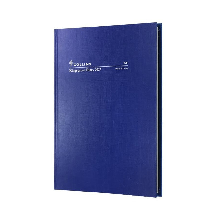 DIARY 2027 COLLINS KINGSGROVE A4 341.P59 WTV BLUE