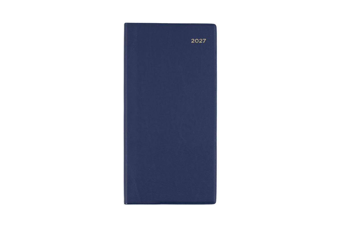 DIARY 2027 COLLINS BELMONT B6/7 377P.V59 PVC SLIM WTV PORT NAVY