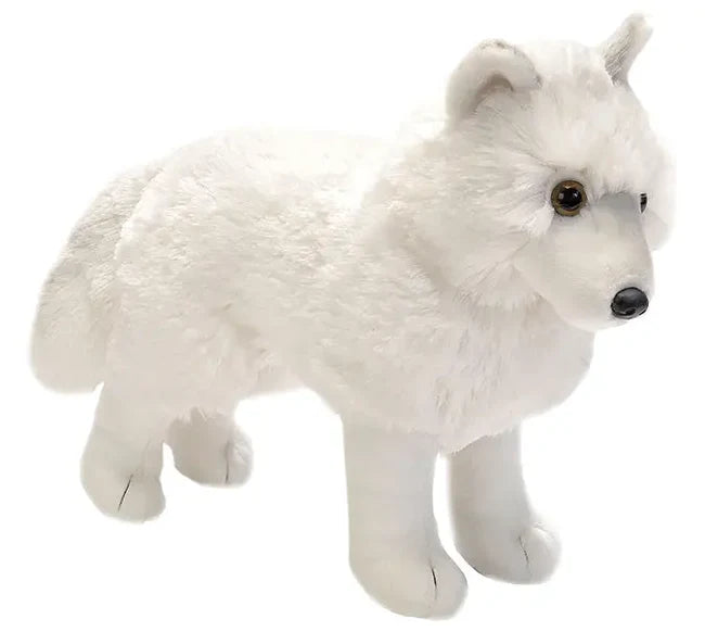 Wild Republic Cuddlekins Standing Arctic Wolf Stuffed Animal - 12"