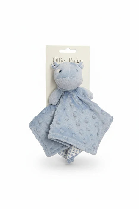 OLLIE AND PAIGE CUDDLE BLANKET FELIX THE HIPPO