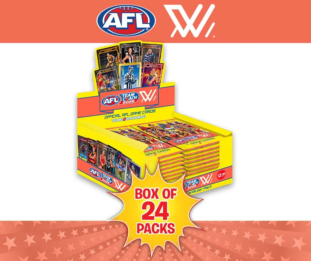 AFL WOMEN TEAM COACH 2026 CARDS SEALED BOX