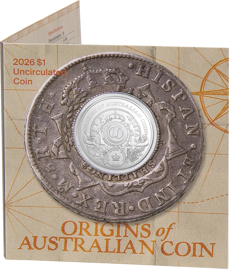 ORIGIN OF AUSTRALIA Dollar 2026 $1 Uncirculated Coin