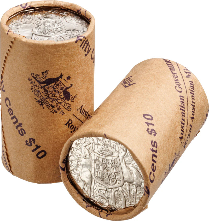2026 50c Circulating Coin Roll Non-Premium