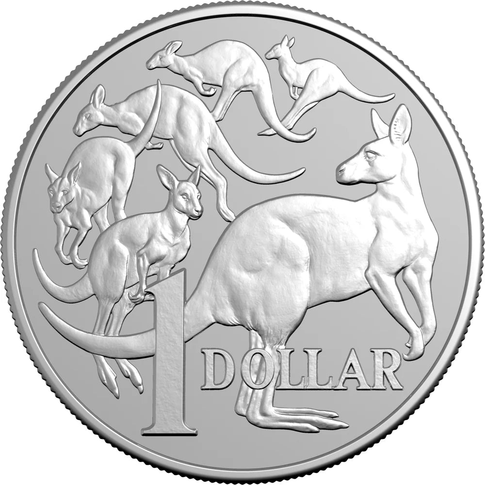 Kangaroo Series 2026 $1 1oz Fine Silver Frosted Uncirculated Coin