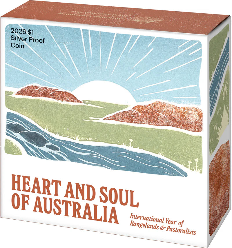 Heart and Soul of Australia International Year of Rangelands and Pastoralist 2026 $1 Fine Silver Proof Card