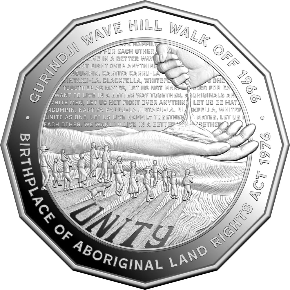 Unity: Wave Hill Walk Off 2026 50c Silver Proof Coin