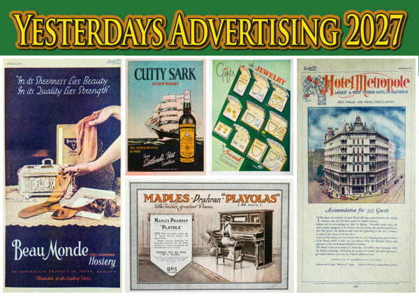 YESTERDAYS ADVERTISING CALENDAR: 2027