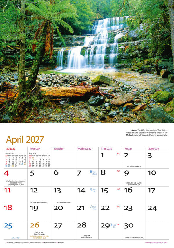 SCENIC AUST CALENDAR CALENDAR: 2027