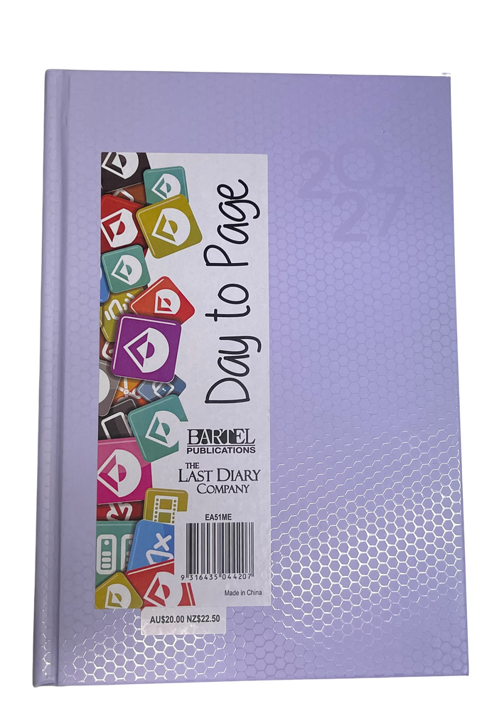 2027 Diary The Last Diary Company Everyday A5 Day to Page Mauve, EA51ME