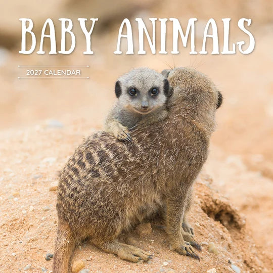 BABY ANIMALS CALENDAR: 2027