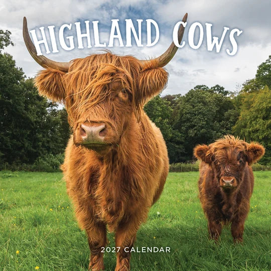HIGHLAND COWS CALENDAR: 2027