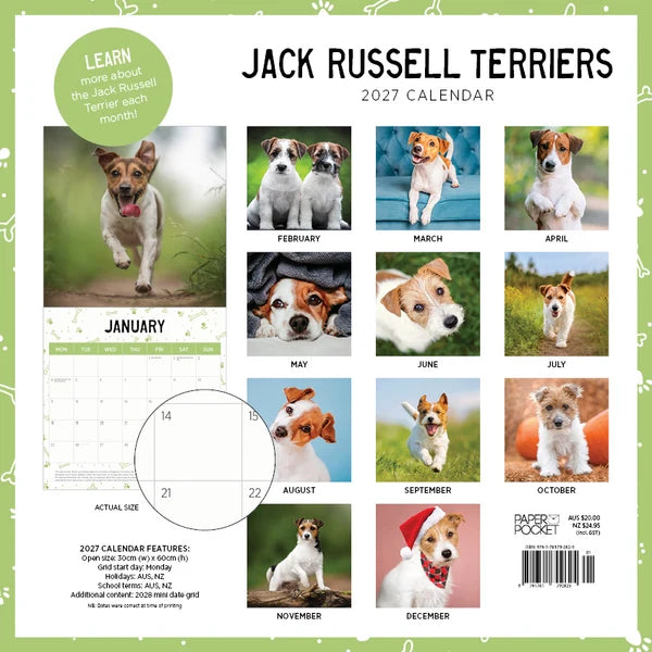 JACK RUSSELL CALENDAR: 2027
