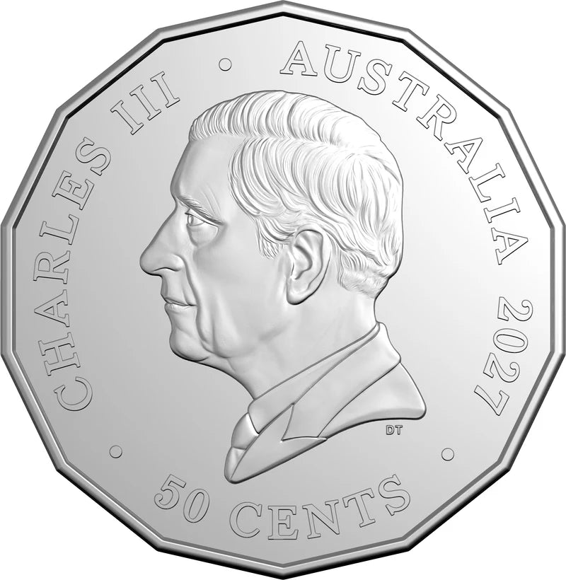 Year of the Goat 2027 50c Tetradecagon Uncirculated Coin