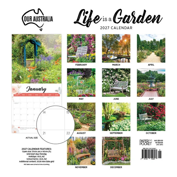 OUR AUST LIFE IS A GARDEN CALENDAR: 2027