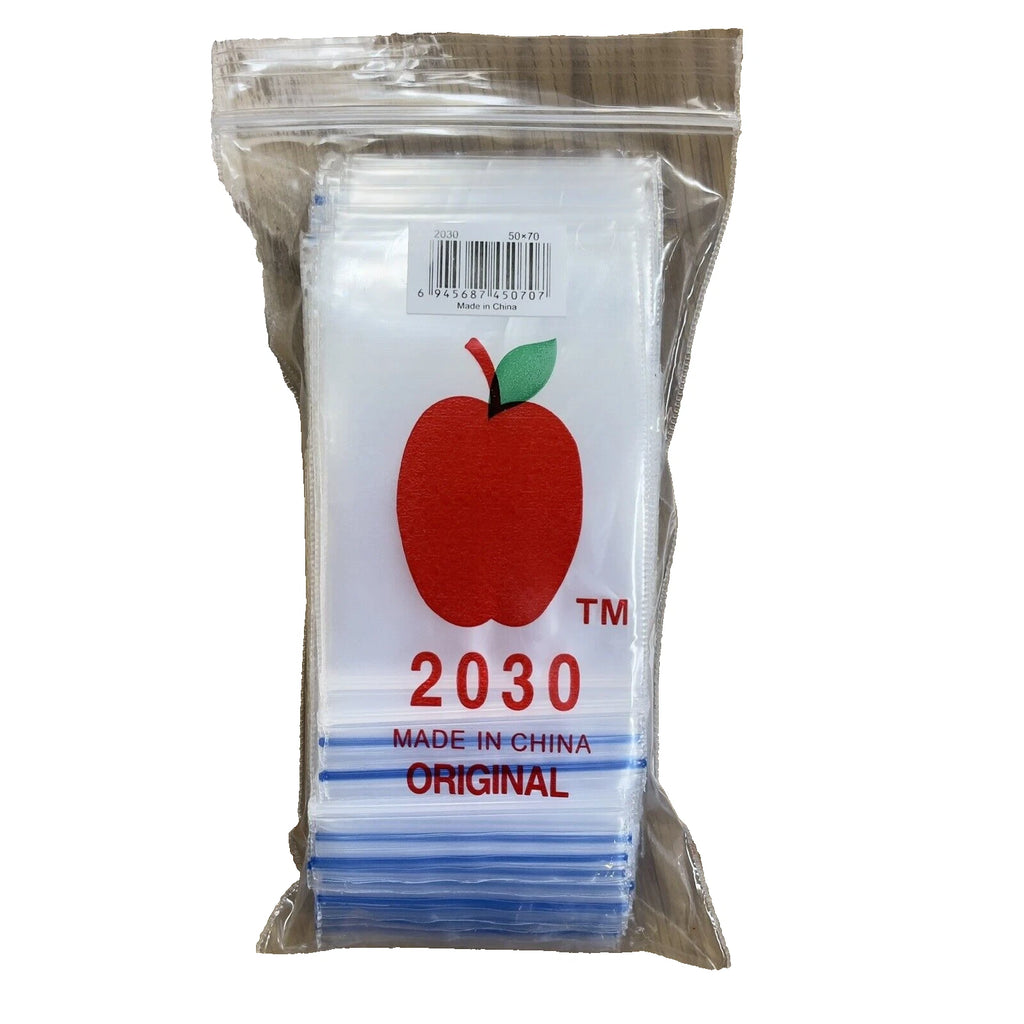 2030 ZIP LOCK PLASTIC BAGS