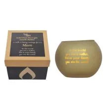 LOVE & LIGHT TEALIGHT HOLDER MUM