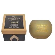 LOVE & LIGHT TEALIGHT HOLDER FRIEND