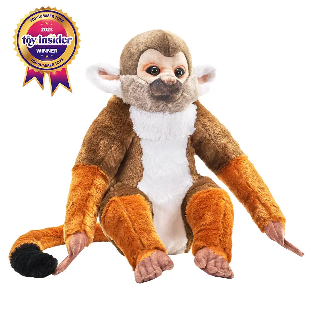 Wild Republic Artist Collection Squirrel Monkey Stuffed Animal - 15"