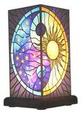 STAINED MYSTIC LAMP - SUN & MOON