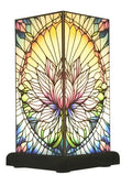 STAINED MYSTIC LAMP - LOTUS FLOWER