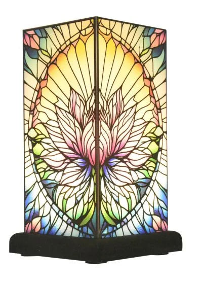 STAINED MYSTIC LAMP - LOTUS FLOWER