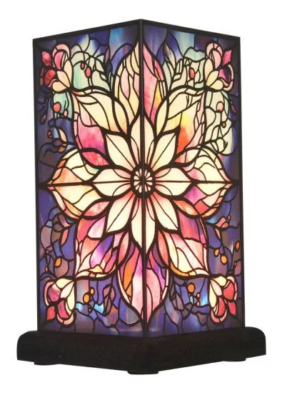 STAINED MYSTIC LAMP - FLOWERS