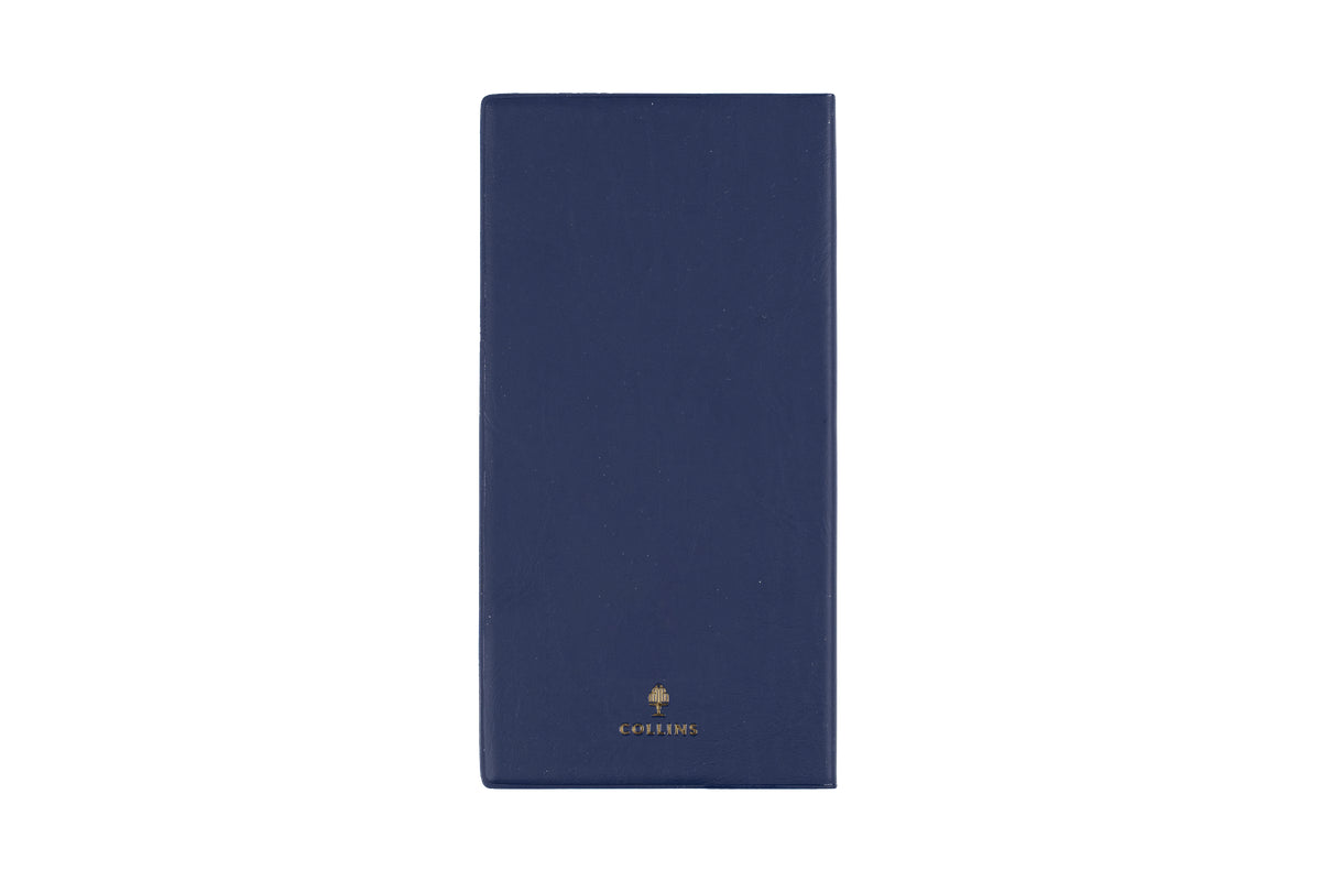 DIARY 2027 COLLINS BELMONT B6/7 377P.V59 PVC SLIM WTV PORT NAVY