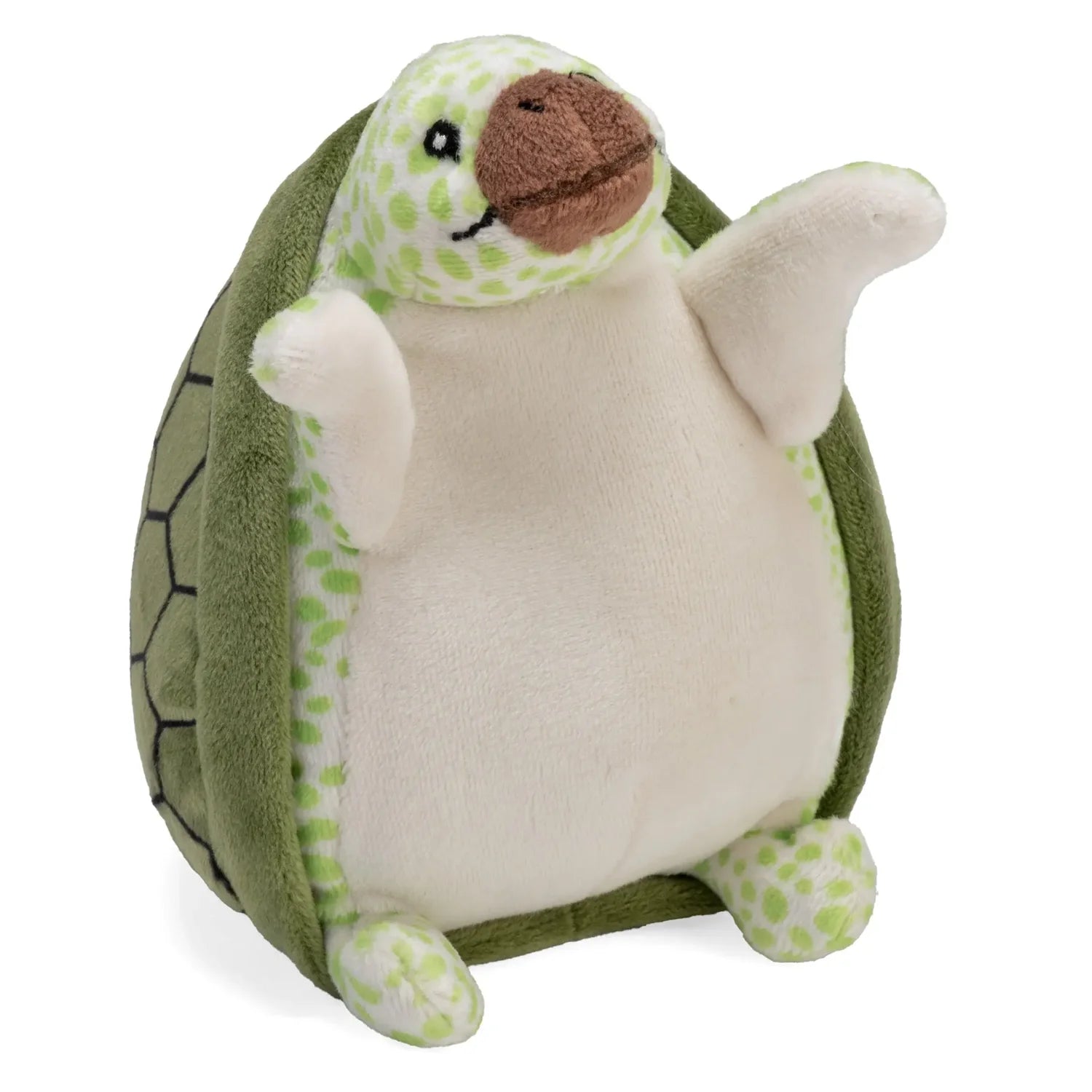 Wild Republic Flipkins Green Sea Turtle Stuffed Animal - 5"