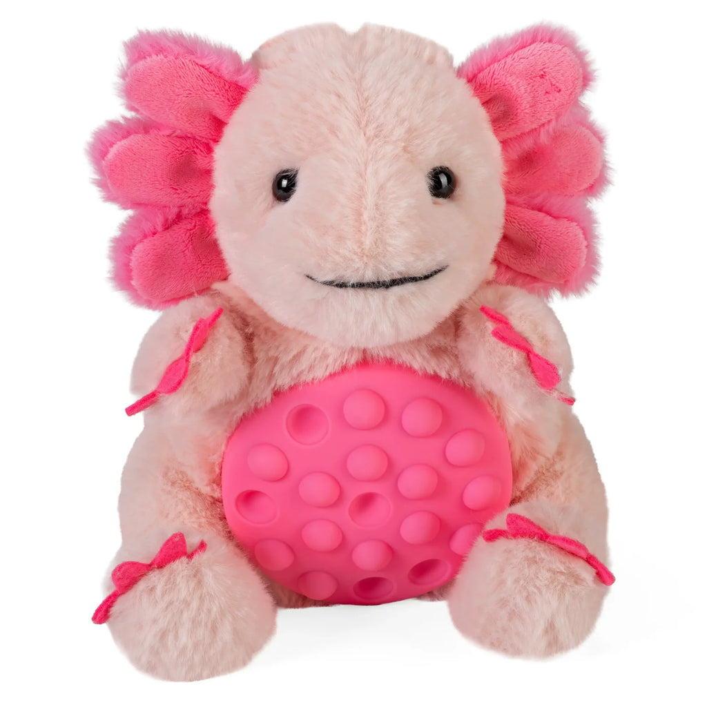 Wild Republic Poppykins Mini Axolotl Stuffed Animal - 7.5"