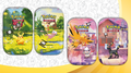 Pokémon TCG: 30th Celebration Mini Tin Plus Desacne Premium Card Sleeves 360pc Standard Size Bundle