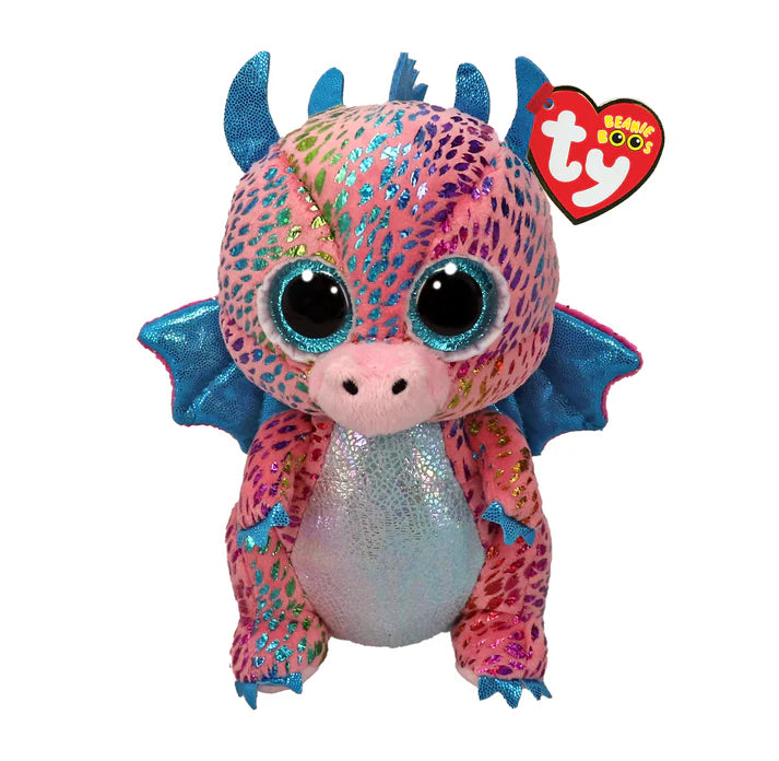 TY Beanie Boos Regular - Flint the Purple Dragon